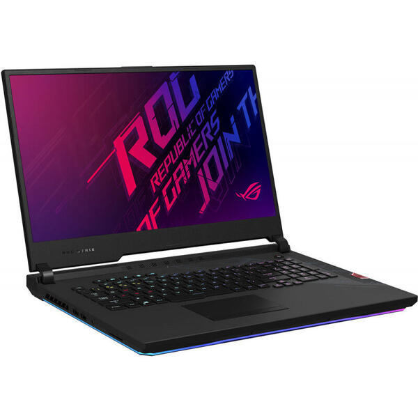 Laptop Asus ROG Strix SCAR 17 G732LXS, Full HD 300Hz, 17.3 inch, Intel Core i9-10980HK (16M Cache, up to 5.30 GHz), 32GB DDR4, 1TB SSD, GeForce RTX 2080 SUPER 8GB, Win 10 Home, Black