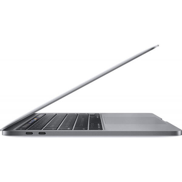 Laptop Apple MacBook Pro 13 Retina with Touch Bar, 13.3 inch, Ice Lake i5 2.0GHz, 16GB DDR4X, 512GB SSD, Intel Iris Plus, Mac OS Catalina, Space Grey, INT keyboard, Mid 2020