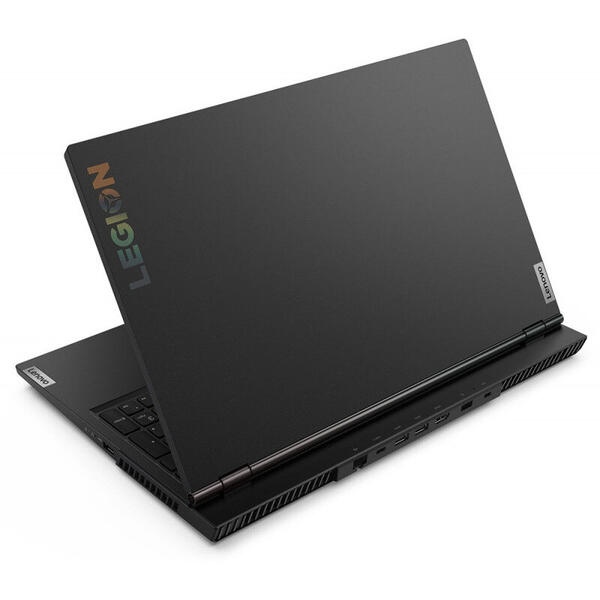 Laptop Lenovo Legion 5 15IMH05, Gaming 15.6 inch, Full HD, Intel Core i7-10750H (12M Cache, up to 5.00 GHz), 16GB DDR4, 512GB SSD, GeForce GTX 1650 4GB, No OS, Phantom Black, 4-Zone RGB