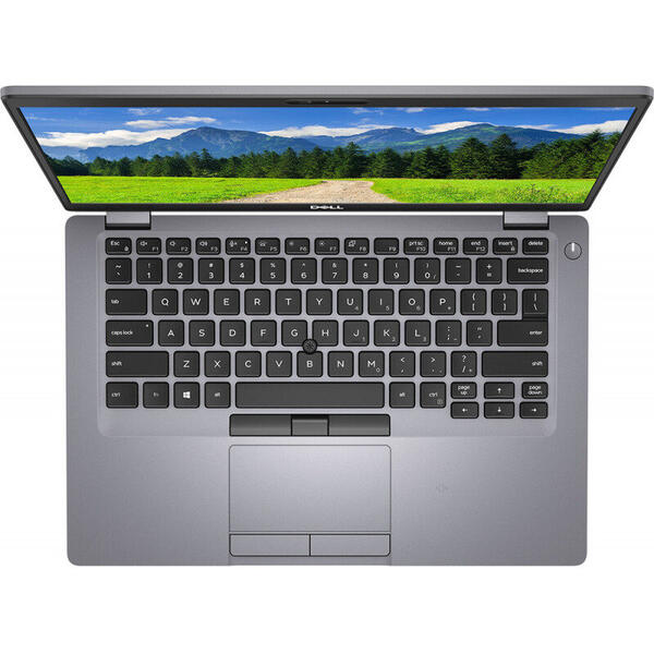 Laptop Dell Latitude 5410 (seria 5000), FHD, 14 inch, Procesor Intel Core i5-10210U (6M Cache, up to 4.20 GHz), 8GB DDR4, 512GB SSD, GMA UHD, Win 10 Pro, Grey