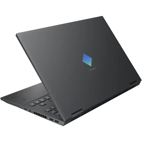 Laptop HP Gaming OMEN 15-en0000nq cu procesor AMD Ryzen 7 4800H pana la 4.20 GHz, 15.6 inch, Full HD, 8GB, 512GB SSD, NVIDIA GeForce GTX 1650 Ti 4GB, Free DOS, Black