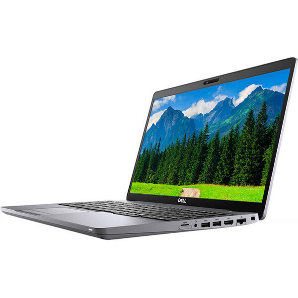 Laptop Dell Latitude 5510 (seria 5000), Full HD, 15.6 inch, Intel Core i5-10310U (6M Cache, up to 4.40 GHz), 8GB DDR4, 256GB SSD, GMA UHD, Win 10 Pro, Grey