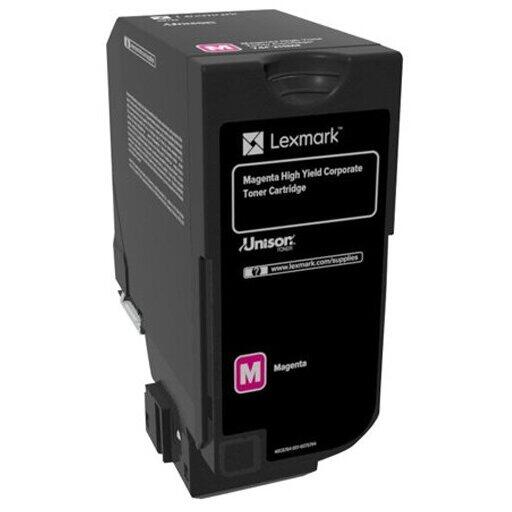 Lexmark Toner 74C2HME, Capacitate de printare 12000 pagini, Magenta