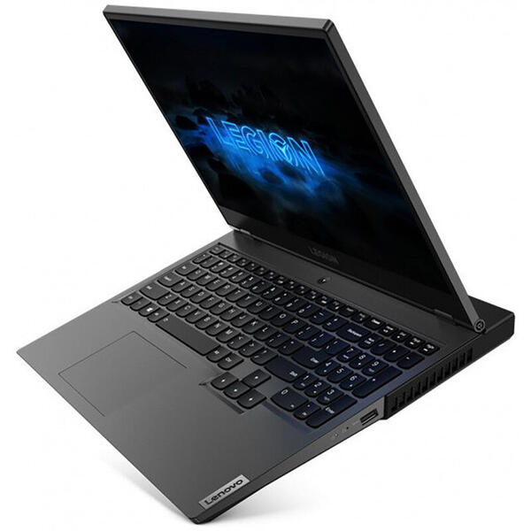 Laptop Lenovo 82AW003MRM, Gaming 15.6inch, Legion 5P 15IMH05H, Full HD IPS 144Hz, Intel Core i5-10300H (8M Cache, up to 4.50 GHz), 16GB DDR4, 1TB SSD, GeForce GTX 1660 Ti 6GB, No OS, Iron Grey