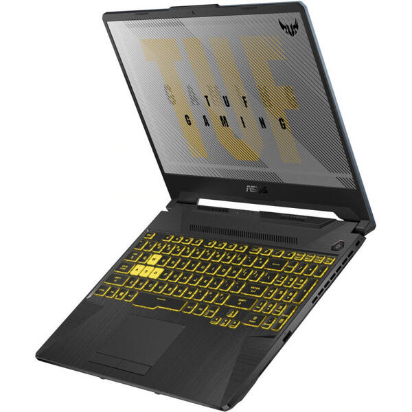 Laptop Asus FX506LI-HN039 cu Procesor Intel Core i5-10300H 8M Cache, up to 4.50 GHz), Comet Lake, 15.6 inch, FHD 144Hz, 8GB, 512GB SSD, nVidia GeForce GTX 1650Ti 4GB, Gri
