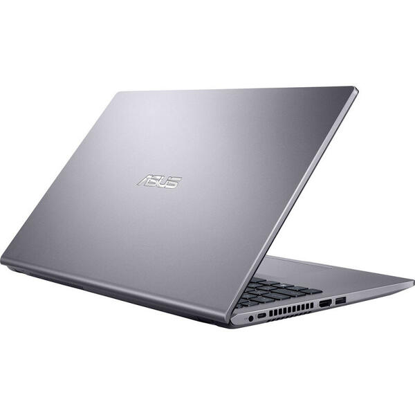 Laptop Asus X509JA cu procesor Intel Core i5-1035G1 pana la 3.60 GHz, 15.6 inch, Full HD, 8GB, 256GB SSD, Intel UHD Graphics, Free DOS, Slate Grey