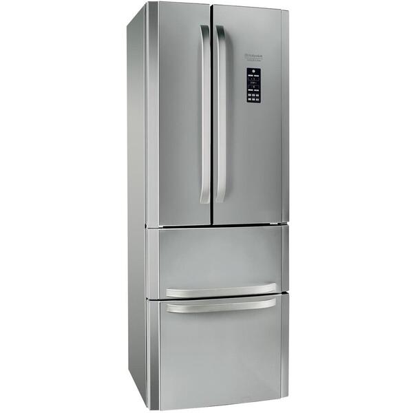 Combina frigorifica Hotpoint E4DG AAA X O3, No Frost, Clasa energetica A++, Volum net frigider 292, Volum net congelator 107 l, Inox