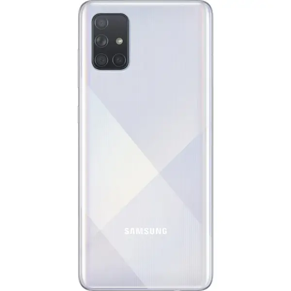 Telefon mobil Samsung Galaxy A71, Dual SIM, 128GB, 6GB RAM, 4G, Haze Crush Silver