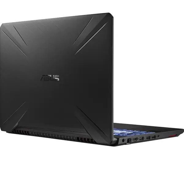 Laptop Asus Gaming TUF FX705DT cu procesor AMD Ryzen 5 3550H pana la 3.70 GHz, 17.3 inch, Full HD, IPS, 8GB, 512GB SSD, NVIDIA GeForce GTX 1650 4GB, Free DOS, Stealth Black