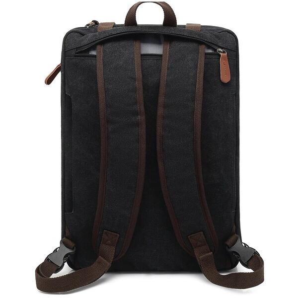 Geanta laptop CB Fashion GN01, Multifunctionala 15.6inch, Atasabil la bagaje, Negru