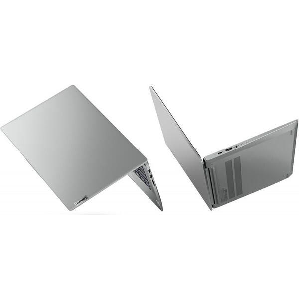 Laptop Lenovo 81YH00D1RM, IdeaPad 5 14IIL05  14inch, FHD, Procesor Intel Core i5-1035G1 (6M Cache, up to 3.60 GHz), 8GB DDR4, 256GB SSD, GeForce MX350 2GB, No OS, Platinum Grey