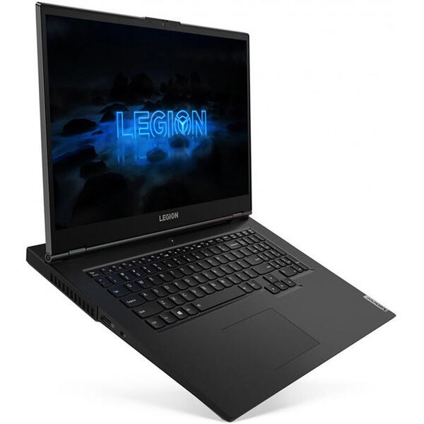Laptop Lenovo Legion 5 15IMH05H 81Y6009BRM, Gaming 15.6 inch, Full HD IPS 120Hz, Intel Core i7-10750H (12M Cache, up to 5.00 GHz), 16GB DDR4, 512GB SSD, GeForce RTX 2060 6GB, No OS, Phantom Black