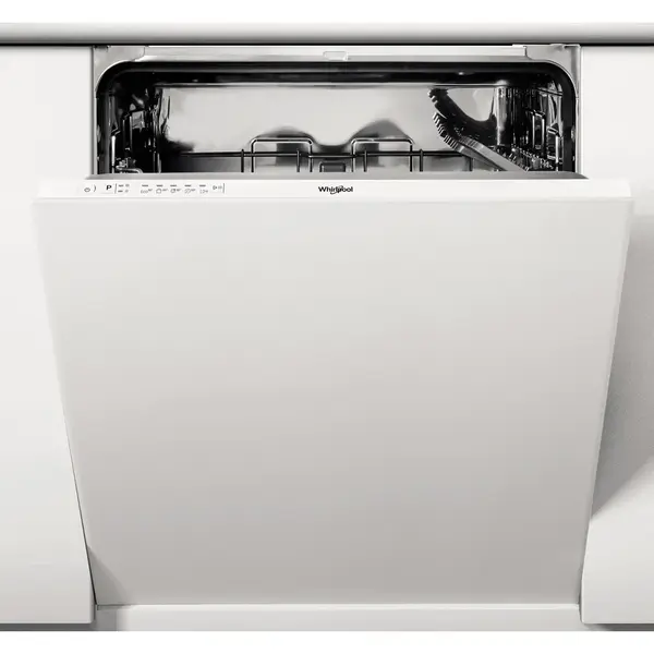 Masina de spalat vase incorporabila Whirlpool WI3010, 13 seturi, 5 programe, Clasa F, Indicator luminos, Cos reglabil
