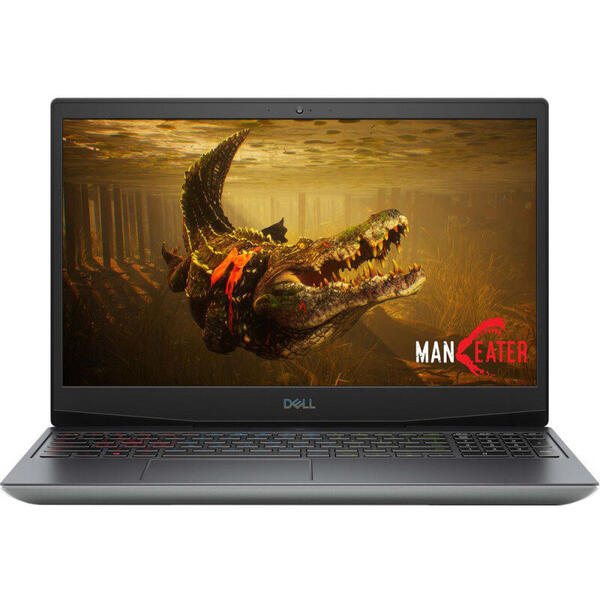 Laptop Dell G5 5505 DI5505R5468512RXW, Gaming, 15.6 inch, Full HD 120Hz, AMD Ryzen 5 4600H (8M Cache, up to 4.0 GHz), 8GB DDR4, 512GB SSD, Radeon RX 5600M 6GB, Win 10 Home, Supernova Silver