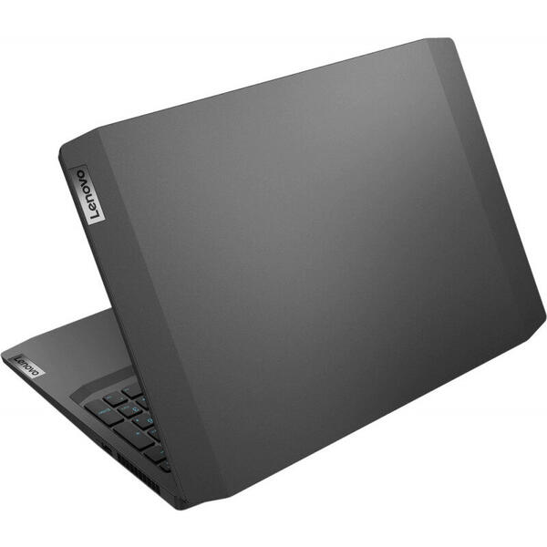 Laptop Lenovo Gaming Legion 5 15ARH05 cu procesor AMD Ryzen 5 4600H pana la 4.00 GHz, 15.6 inch, Full HD, 120Hz, 8GB, HDD 1TB 5400 rpm ,SSD 128GB, NVIDIA GeForce GTX 1650 4GB, Free DOS, Phantom Black