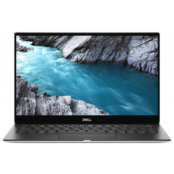 Laptop Dell XPS 13 7390, Intel Core  i7-10710U pana la 3.70 GHz Comet Lake, 13.3 inch, Full HD, 16GB, 512GB SSD, Intel UHD Graphics, Windows 10 Pro, Platinum Silver