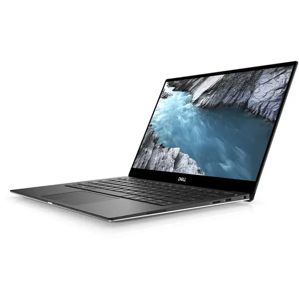 Laptop Dell XPS 13 7390, Intel Core  i7-10710U pana la 3.70 GHz Comet Lake, 13.3 inch, Full HD, 16GB, 512GB SSD, Intel UHD Graphics, Windows 10 Pro, Platinum Silver