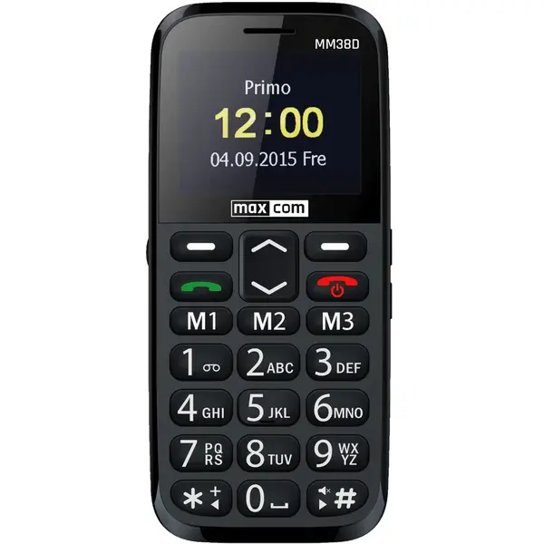 Telefon mobil Maxcom MM38D, Single SIM, 2G, Negru