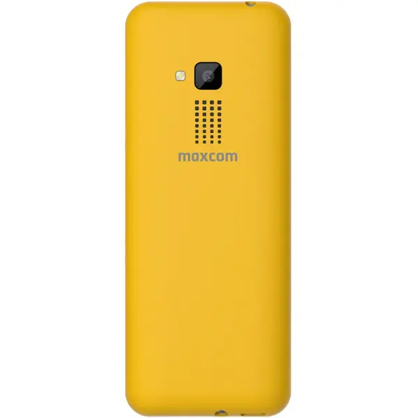 Telefon mobil Maxcom MM139, Dual SIM, 2.4 inch, Yellow