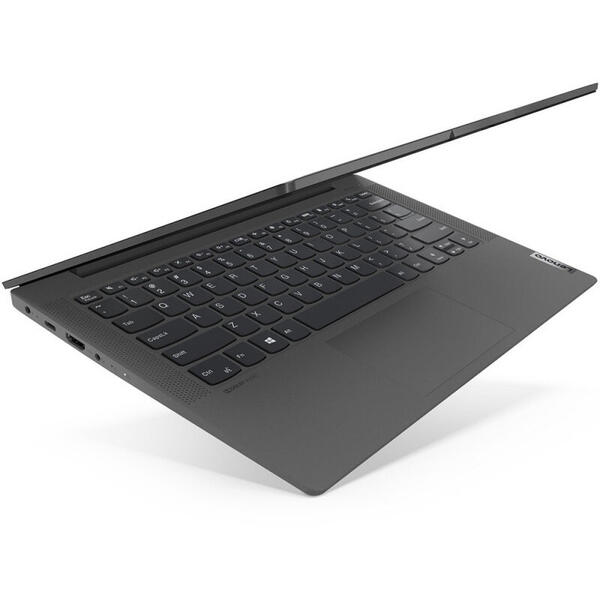 Laptop Lenovo IdeaPad 5 14IIL05, 14 inch,  Full HD, Intel Core i3-1005G1 (4M Cache, up to 3.40 GHz), 8GB DDR4, 256GB SSD, GMA UHD, No OS, Graphite Grey