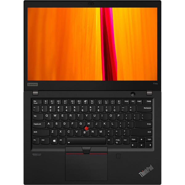 Laptop Lenovo ThinkPad T14s Gen 1, 14 inch, Full HD, Intel Core i7-10510U (8M Cache, up to 4.90 GHz), 16GB DDR4, 512GB SSD, GMA UHD, Win 10 Pro, Black