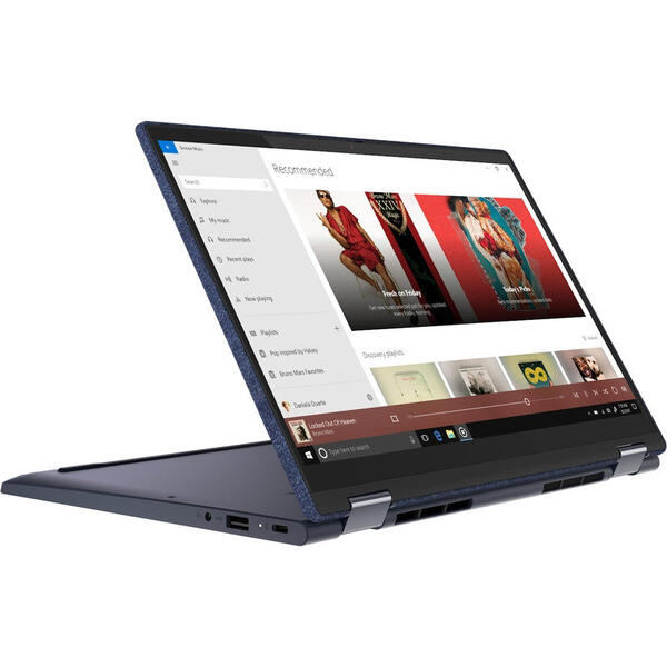 Laptop Lenovo Yoga 6 13ARE05, 13.3 inch, Full HD, IPS, Touch, AMD Ryzen 5 4500U (8M Cache, up to 4.0 GHz), 16GB DDR4, 512GB SSD, Radeon, Win 10 Home, Abyss Blue