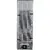 Congelator Heinner HFF-V280NFXF+, No Frost, 280 l, Clasa F, 7 sertare, Display, Control electronic, H 186 cm, Argintiu