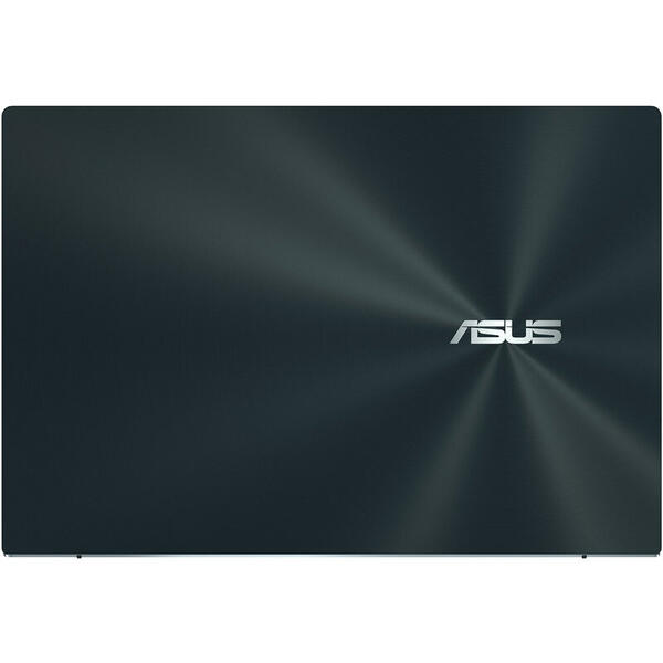 Laptop Asus ZenBook Duo 14 UX482EA, 14 inch, Full HD, Intel Core i5-1135G7 (8M Cache, up to 4.20 GHz), 8GB DDR4X, 1TB SSD, Intel Iris Xe, Win 10 Pro, Celestial Blue