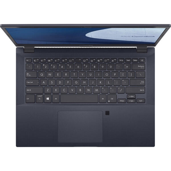Laptop Asus ExpertBook P2 P2451FA, 14 inch, Full HD, Intel Core i5-10210U (6M Cache, up to 4.20 GHz), 8GB DDR4, 512GB SSD, GMA UHD, Win 10 Pro, Black