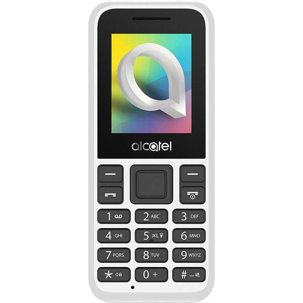 Telefon mobil Alcatel 1066D, Dual SIM, 2G, Alb