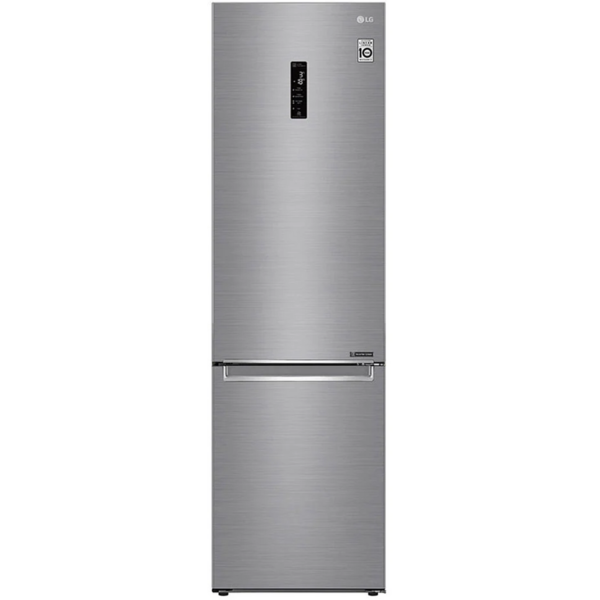 Combina frigorifica LG GBB72PZDMN, No Frost, 384 l, H 203 cm, Clasa E, Argintiu
