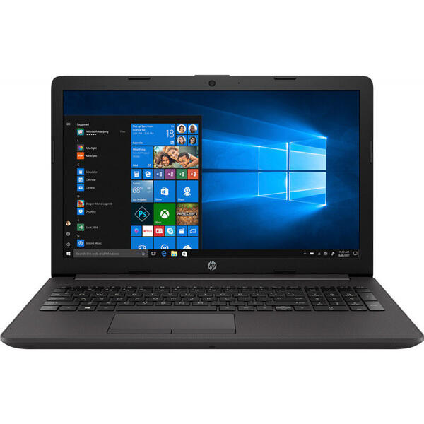 Laptop HP 250 G7, 15.6 inch, Full HD, Intel Core i3-1005G1, 8GB DDR4, 256GB SSD, GMA UHD, Win 10 Pro, Dark Ash Silver