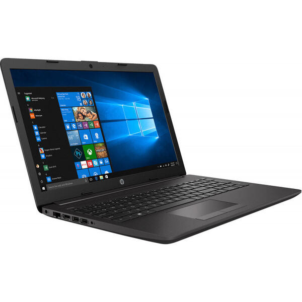 Laptop HP 250 G7, 15.6 inch, Full HD, Intel Core i3-1005G1, 8GB DDR4, 256GB SSD, GMA UHD, Win 10 Pro, Dark Ash Silver