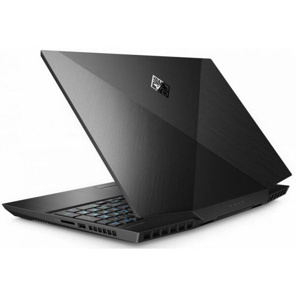 Laptop HP OMEN 15-dh1005nq, Gaming, 15.6 inch, Full HD, Intel Core i7-10750H, 16GB DDR4, 1TB + 512GB SSD, GeForce GTX 1660 Ti 6GB, Free DOS, Shadow Black