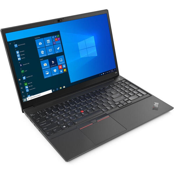 Laptop Lenovo ThinkPad E15 Gen 2, 15.6 inch, Full HD, Intel Core i5-1135G7, 8GB DDR4, 256GB SSD, Intel Iris Xe, No OS, Black