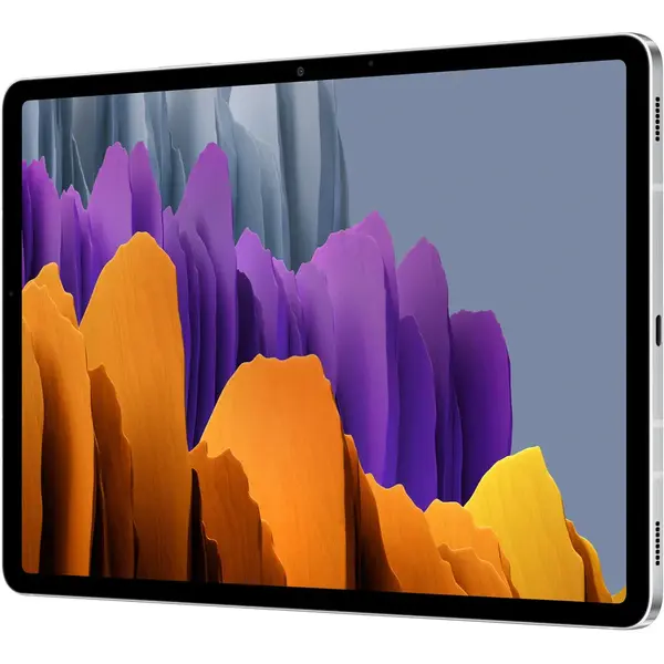 Tableta Samsung Galaxy Tab S7, 11 inch, Multi-touch, Snapdragon 865+ Octa Core 3.09GHz, 6GB RAM, 128GB, Wi-Fi, Bluetooth, Android 10, Mystic Silver