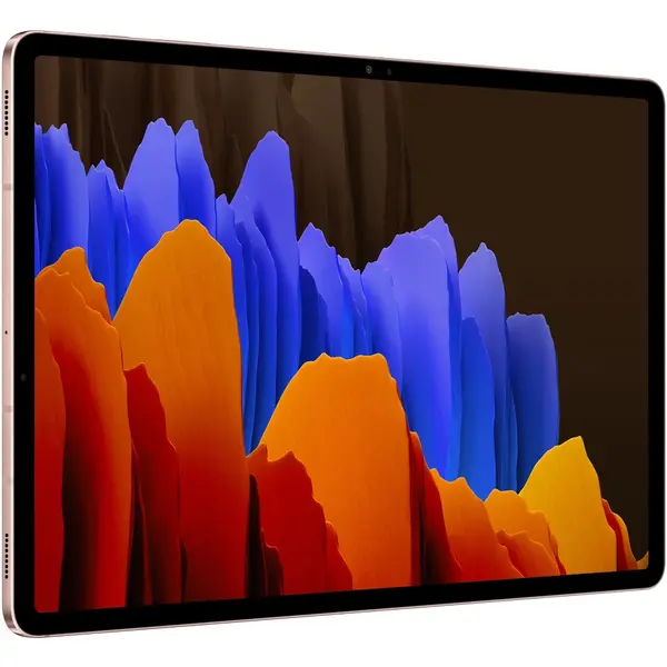 Tableta Samsung Galaxy Tab S7 Plus, 12.4 inch, Multi-touch, Snapdragon 865+ Octa Core 3.09GHz, 6GB RAM, 128GB, Wi-Fi, Bluetooth, Android 10, Mystic Bronze