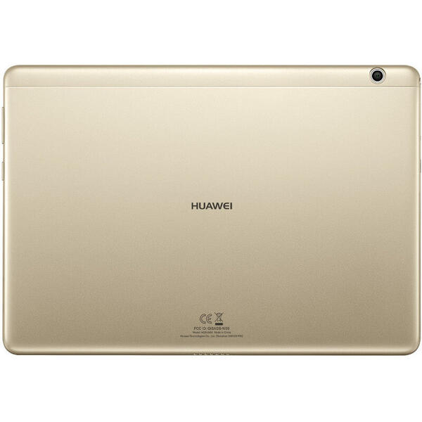 Tableta Huawei Mediapad T3 10, 9.6 inch, IPS Multi-Touch, Cortex A53 1.4 GHz Quad Core, 2GB RAM, 16GB flash, Wi-Fi, Bluetooth, 4G, Android 7.0, Luxurious Gold