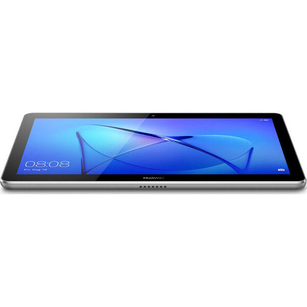 Tableta Huawei Mediapad T3 10, 9.6 inch, IPS Multi-Touch, Cortex A53 1.4 GHz Quad Core, 2GB RAM, 32GB flash, Wi-Fi, Bluetooth, Android 7.0, Space Grey