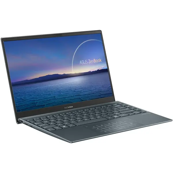 Laptop Asus ZenBook 13 OLED UX325EA cu procesor Intel Core i7-1165G7 pana la 4.70 GHz, 13.3 inch, Full HD, 16GB, 512GB SSD, Intel Iris X Graphics, Windows 10 Home, Pine Grey