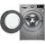 Masina de spalat rufe LG Slim F2WN2S6S6TE, 6.5 Kg, 1200 RPM, Clasa E, Inverter Direct Drive, Steam, Smart Diagnosis, Argintiu