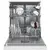 Masina de spalat vase Arctic DFN363, 14 seturi, 6 programe, Clasa D, Deschidere automata a usii, Aqua Protect, Mini 35, 60 cm, Alb