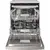 Masina de spalat vase Indesit DFO3T133AFX, 14 seturi, 9 programe, Clasa D, Auto Door, Sertar tacamuri, 60 cm, Inox