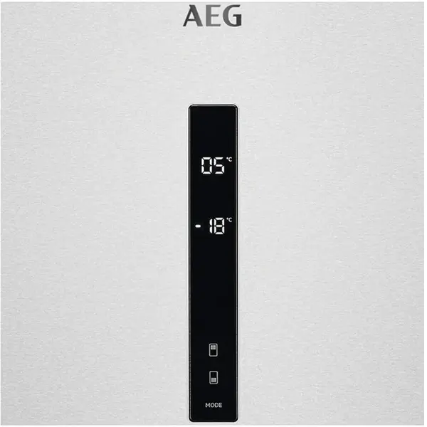 Combina frigorifica AEG RCB646E3MX, 461 l, NoFrost, Touch control, Clasa E, H 192 cm, Inox