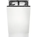 Masina de spalat vase incorporabila Electrolux EEA22100L, 9 seturi, 6 programe, Clasa F, Motor Inverter, AirDry, 45 cm, Alb