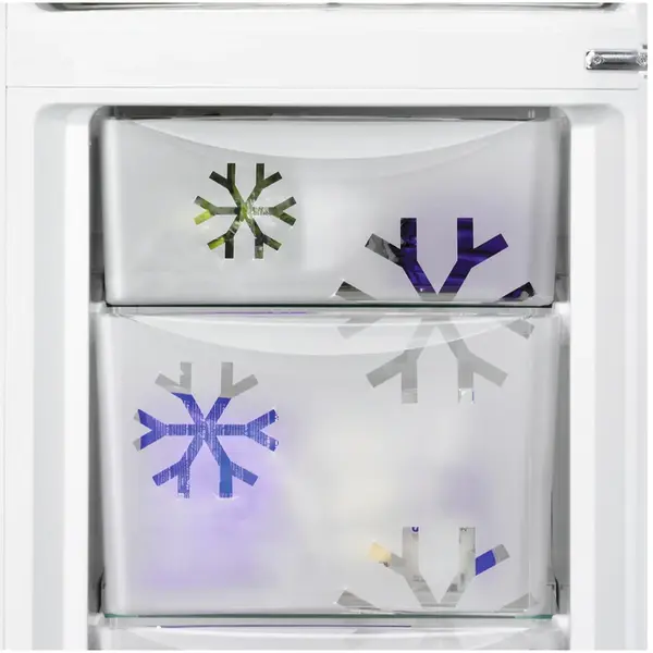 Combina frigorifica Zanussi ZNLN31EW2, Volum 304 l, Low Frost, Clasa E, H 175 cm, Alb
