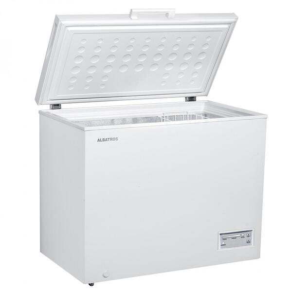 Lada frigorifica Albatros LA338, Dubla functionalitate (frigider/congelator), 308 l, Clasa energetica F, Alb