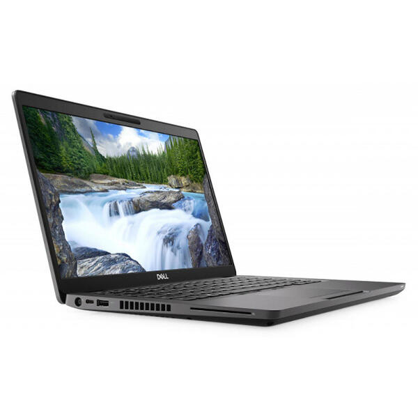 Laptop Dell Latitude 5400, 14 inch, Full HD, Intel Core i5-8365U, 4GB DDR4, 256GB SSD, GMA UHD 620, Linux, Black