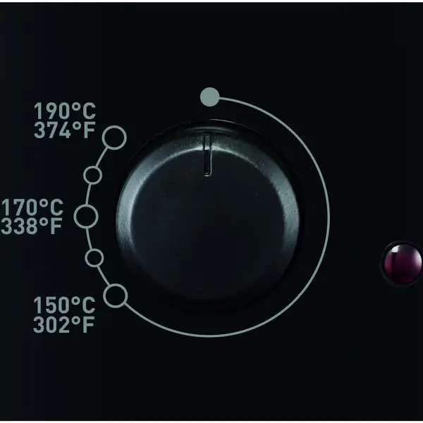 Friteusa Tefal Minicompact FF230831 Principio, 1000W, 0.6 Kg, 1.2L, termostat reglabil, Negru