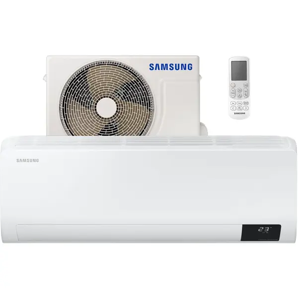 Aparat de aer conditionat Samsung Luzon AR12TXHZAWKNEU/AR12TXHZAWKXEU, 12000 BTU, Clasa A++, Fast cooling, Mod Eco, Alb
